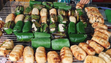 Grilled Banana Sticky Rice Cake Image 3